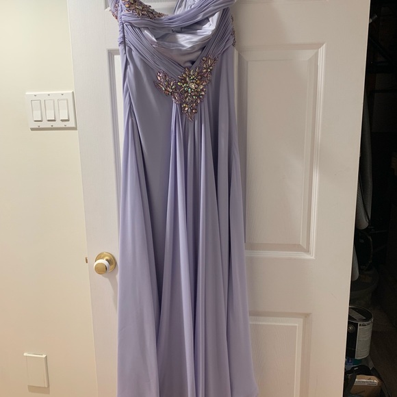 Lilac Floor Length Dress - Picture 2 of 2